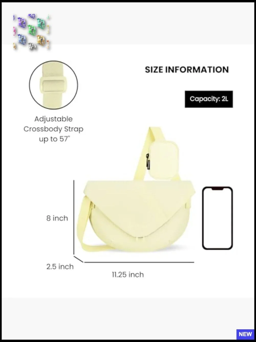 Small Crossbody Purse Mini Messenger Bag RFID Protection Unisex Travel